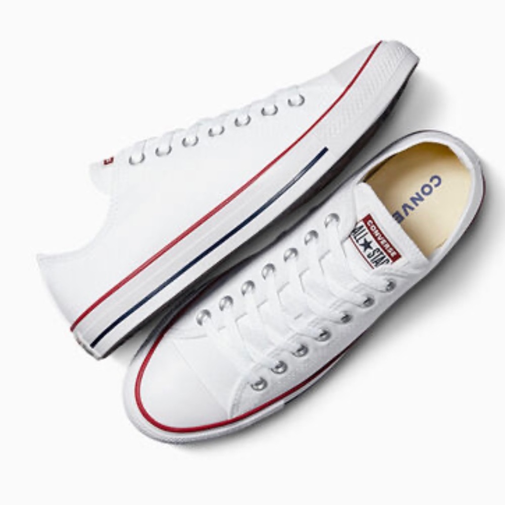 NWT Men’s Converse Chuck Taylor All Star Lowtop Shoes White Size 11.5 Unisex